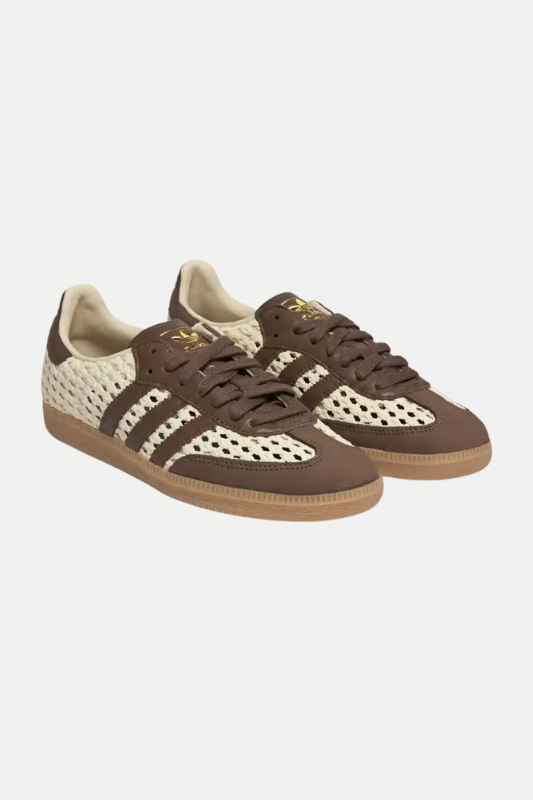 Adidas Samba OG "Basketweave" Beige