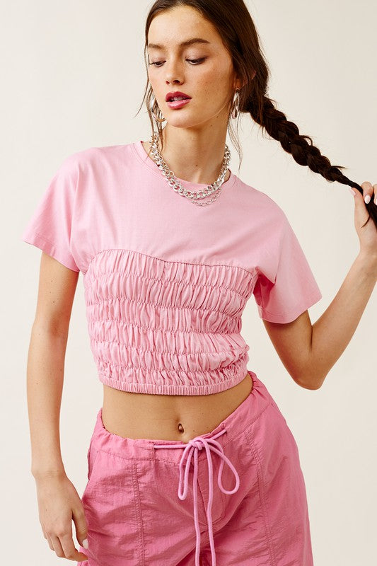 Drama Pink Top
