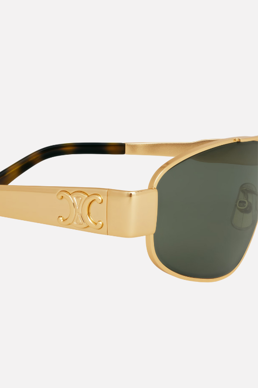 Celine Metaltriomphe Aviator Sunglasses