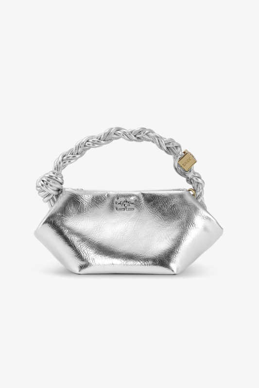 GANNI Mini Silver Bou Bag