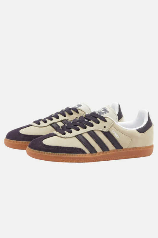 Adidas Samba OG Beige and Black