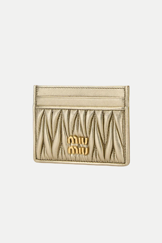 Miu Miu Cardholder Golden