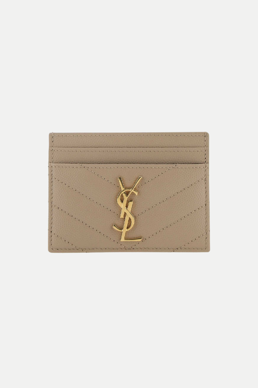 Saint Laurent Cardholder Beige