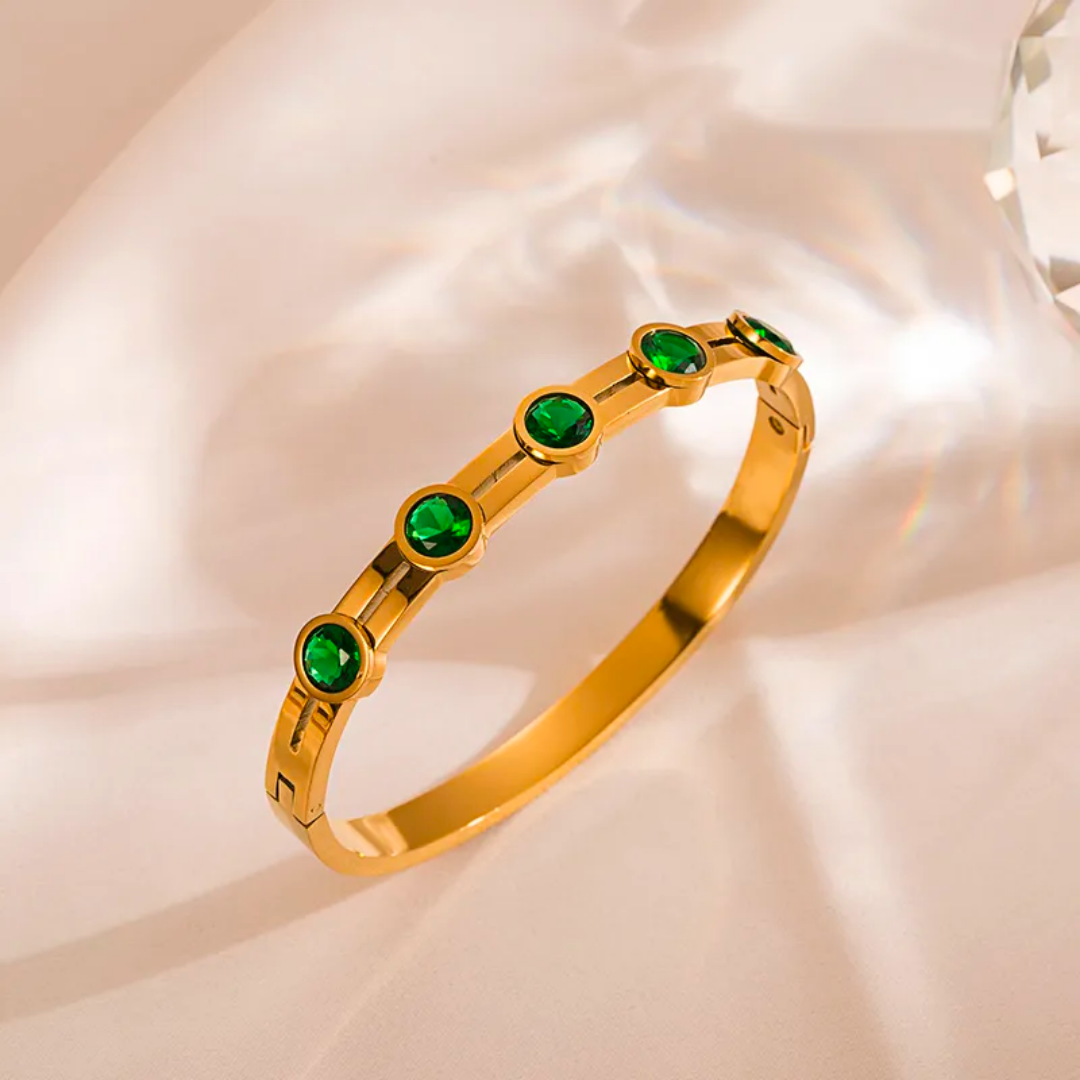 Brazalete Round Emerald