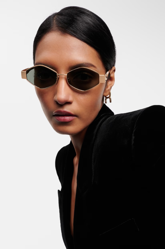 Celine Metaltriomphe Sunglasses Gold