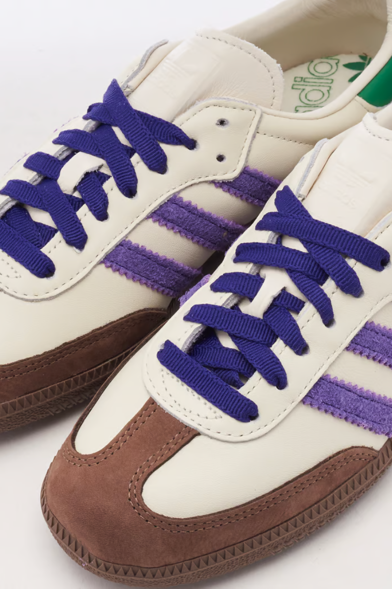 Adidas Samba OG - Off White & Purple