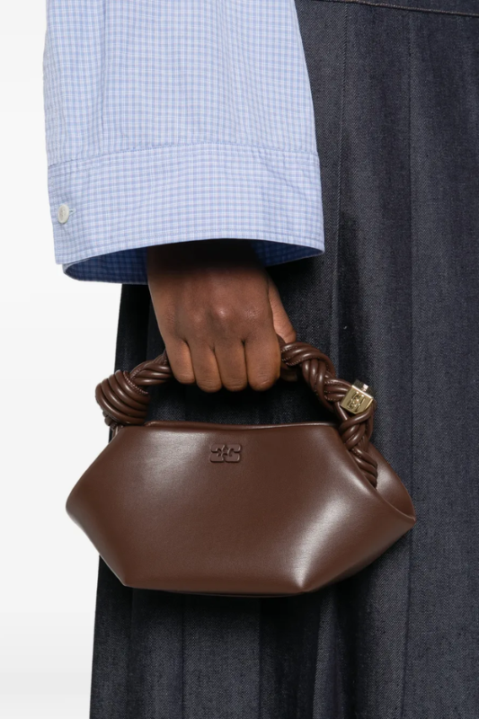 Ganni Mini Bou Bag Chocolate