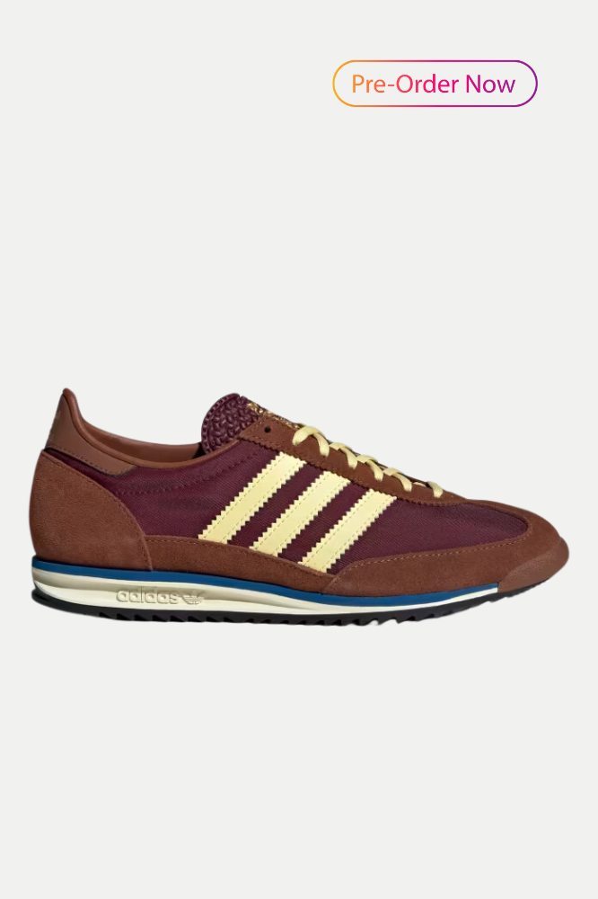 Adidas SL 72 Burgundy and Yellow