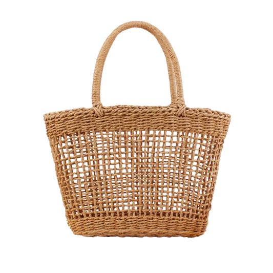 Beach Raffia Tote Bag