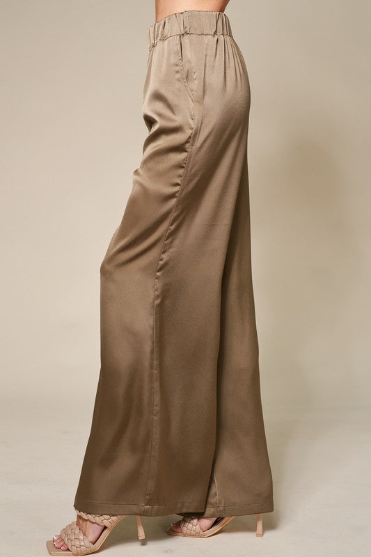 Silky Wide Leg Pant
