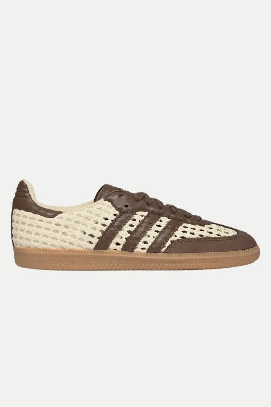 Adidas Samba OG "Basketweave" Beige
