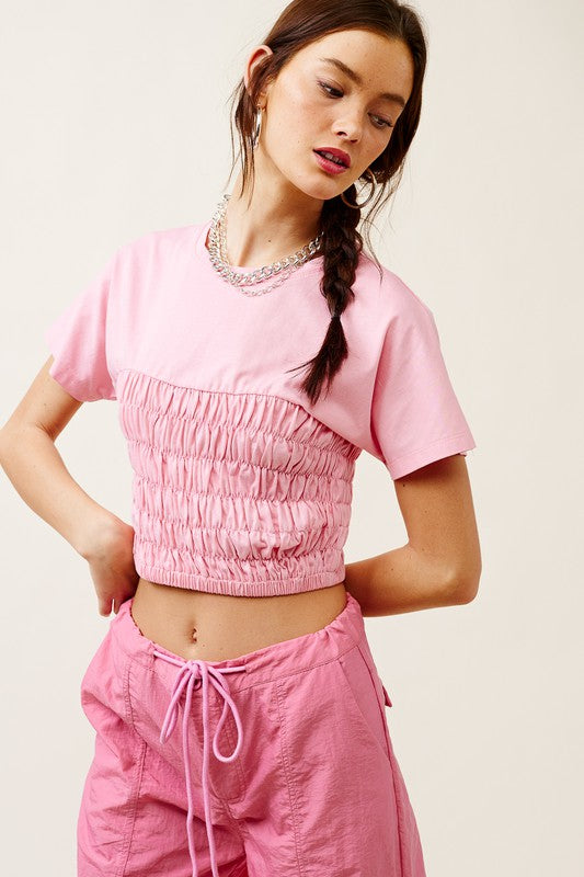 Drama Pink Top
