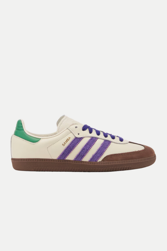 Adidas Samba OG - Off White & Purple
