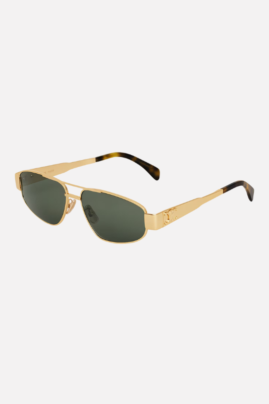 Celine Metaltriomphe Aviator Sunglasses