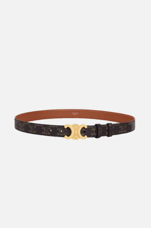 Celine 25MM Triomphe Belt Canva