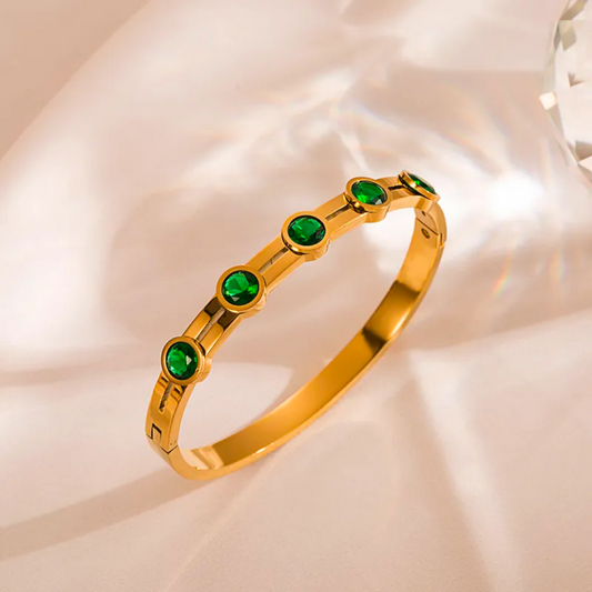 Brazalete Round Emerald