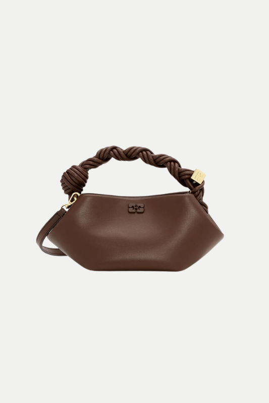 Ganni Mini Bou Bag Chocolate