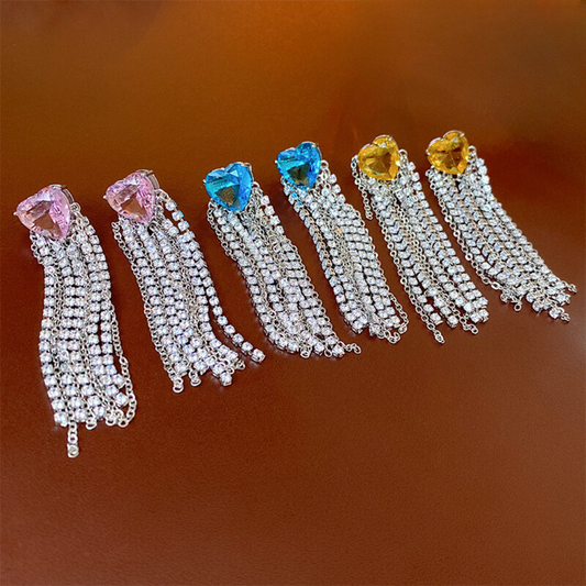 Zarcillos Heart Cascade