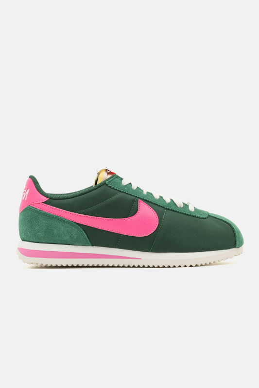 Nike Cortez Green and Pink