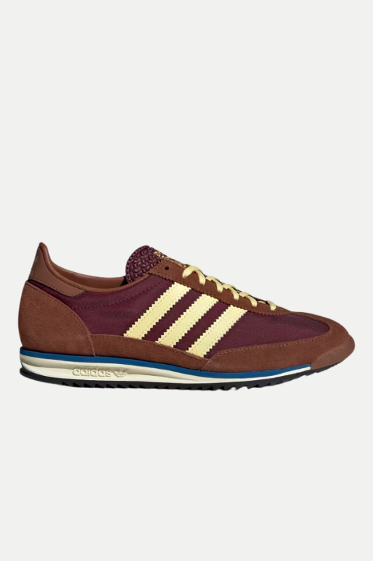 Adidas SL 72 Burgundy and Yellow