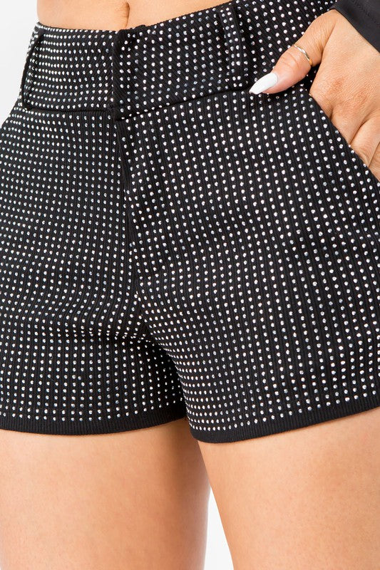 Rhinestone Shorts