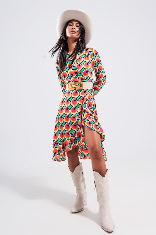 Print Midi Dress