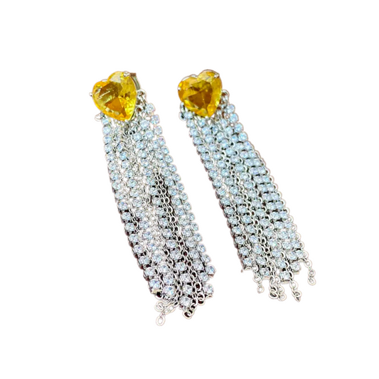 Zarcillos Heart Cascade