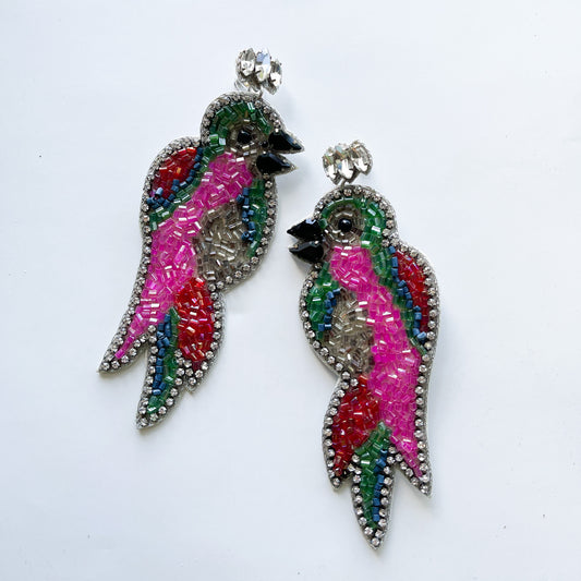 Zarcillos Birdy Pink